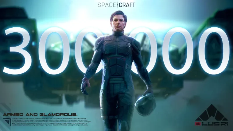 SpaceCraft demo stays on Steam after hitting 300,000 wishlists cover image.
