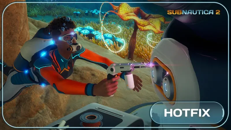 Subnautica 2 Hotfix 1 Targets Critical Crashes and Privacy cover image.