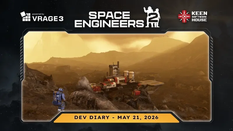 Space Engineers 2 Dev Diary Reveals Lighting Overhaul and Hostile NPCs cover image.