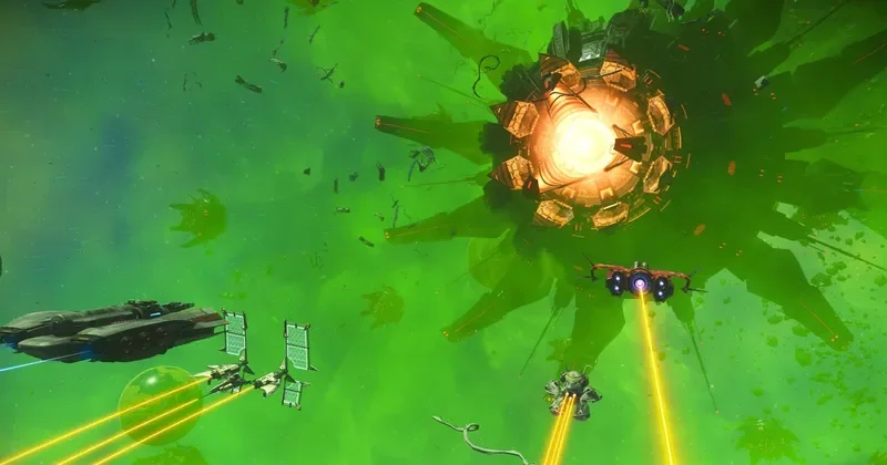 No Man’s Sky The Swarm update adds Helldivers-style galactic war cover image.