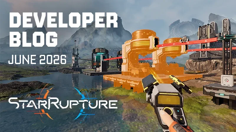 StarRupture Update 2 Reveals Building Copy, Drone Roundabout Overhaul cover image.